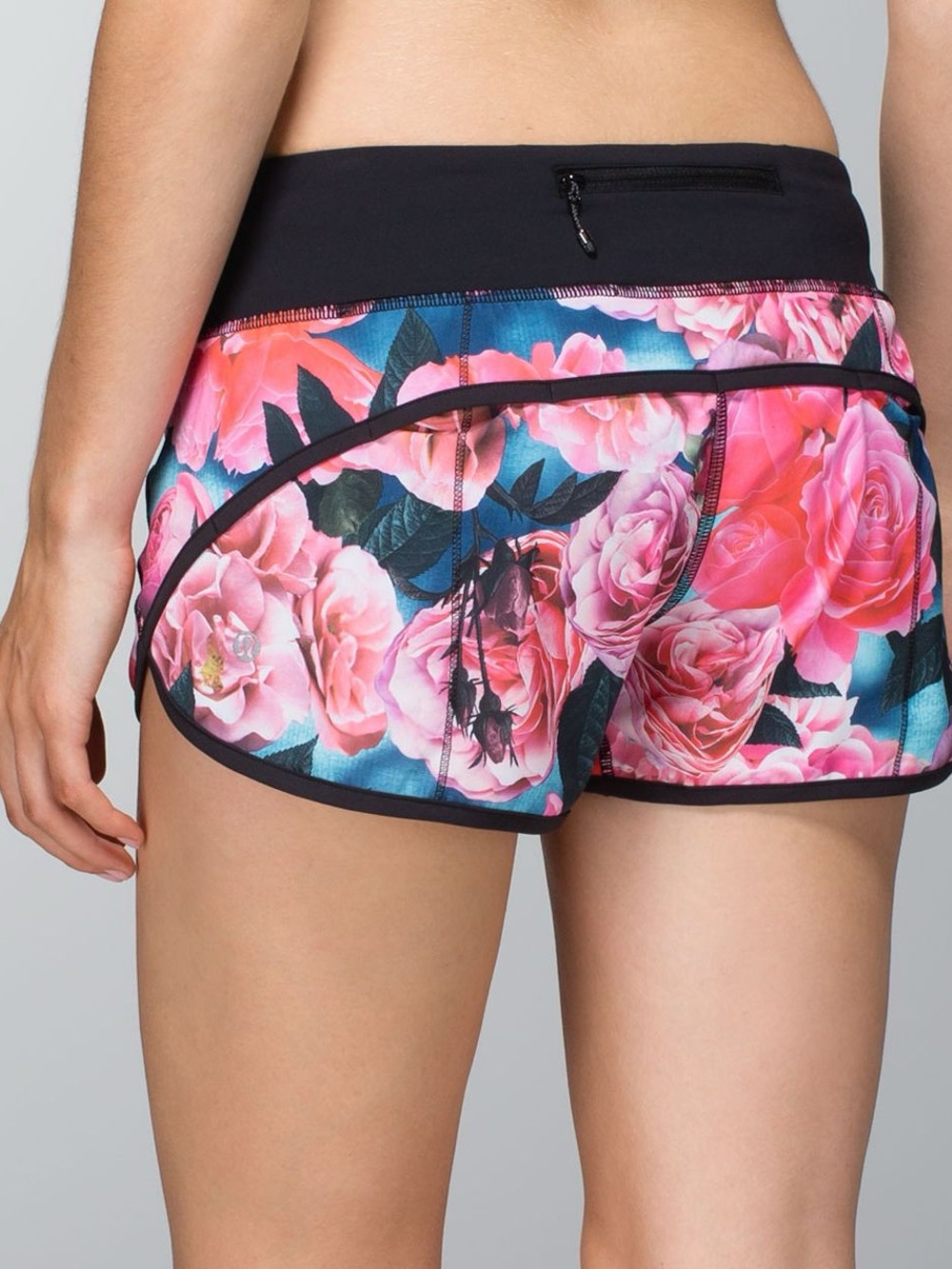 Lululemon Run Speed Short in Secret Garden Rose